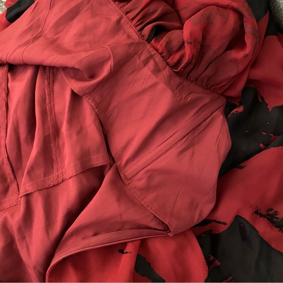 ASOS DESIGN 10 fallen shoulder draped bias maxi dress - Picture 6 of 9